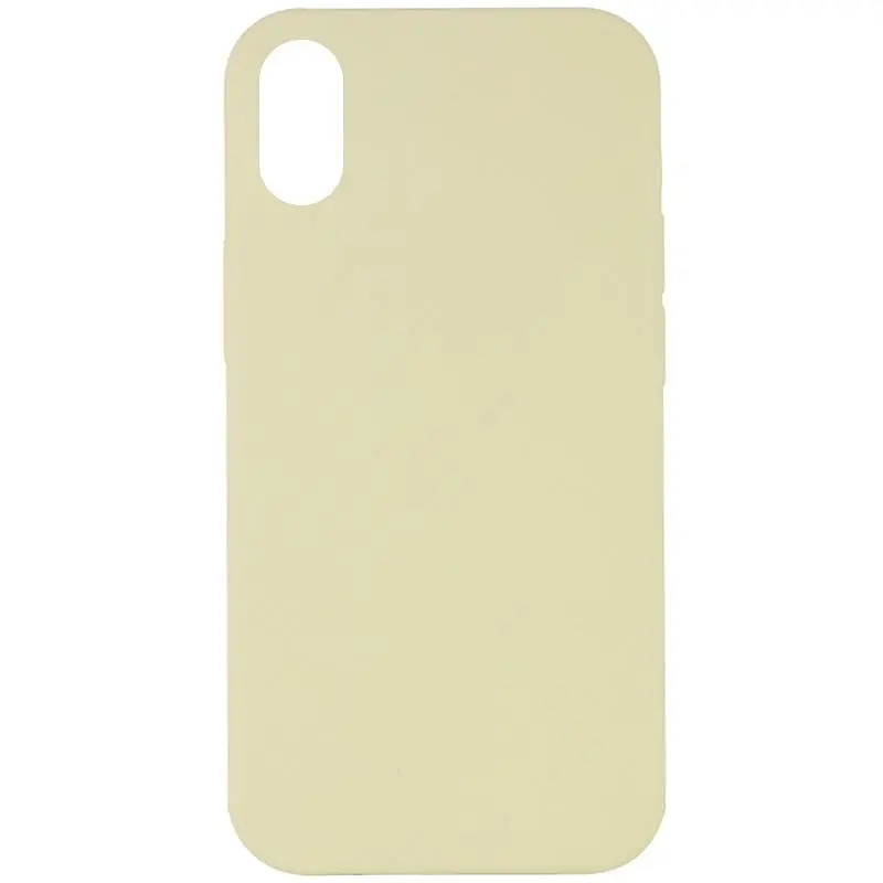 Чохол Silk Full Protective (AA) NO LOGO для Apple iPhone XR (6.1") Жовтий / Mellow Yellow