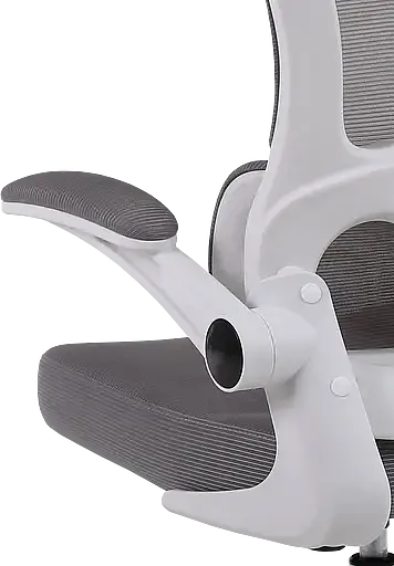 Офісне крісло GT Racer B-5880 White/Gray - фото 6