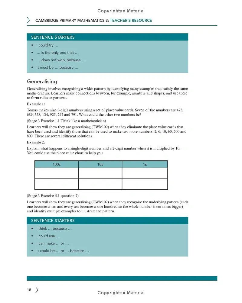 Cambridge Primary Mathematics 3. Teacher's Resource with Digital Access - Черрі Мозлі - фото 7