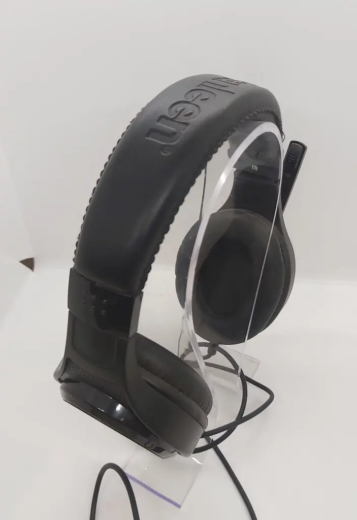 Игровые накладные наушники Canleen CT990 с микрофоном и подсветкой (Черный) - фото 4