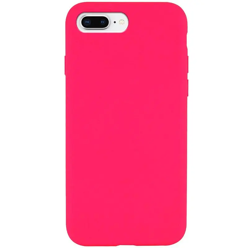 Чохол Silk Full Protective (AA) NO LOGO для Apple iPhone 7 plus / 8 plus (5.5") Рожевий / Barbie pink