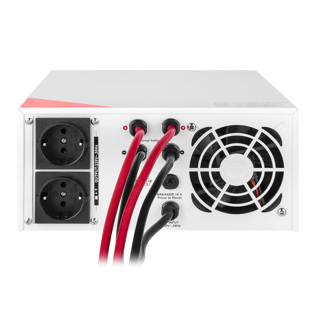 ДБЖ з правильною синусоїдою 12V LPM-PSW-1500VA (1050Вт) White - фото 6