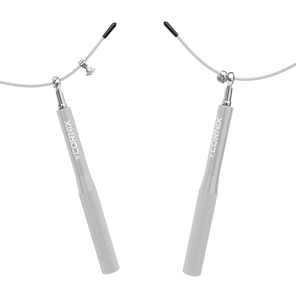 Скакалка швидкісна для кросфіту Cornix Speed Rope XR-0151 Silver - фото 3