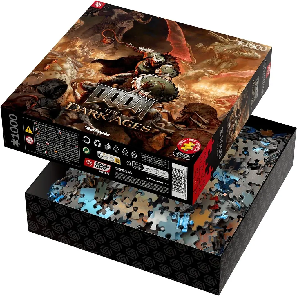 Пазл GoodLoot Doom Dark Ages Slayer`s Rage 1000 ел. - фото 4