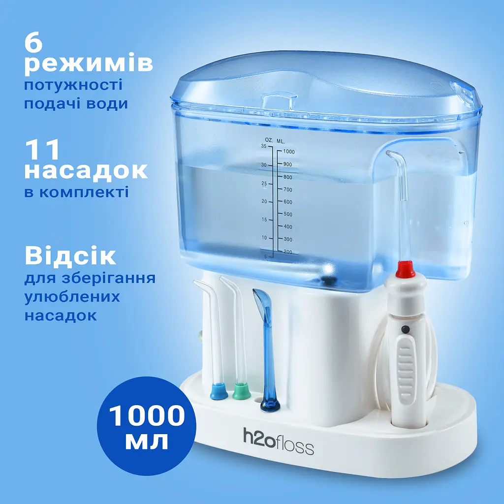 Іригатор H2ofloss HF-7 White - фото 4