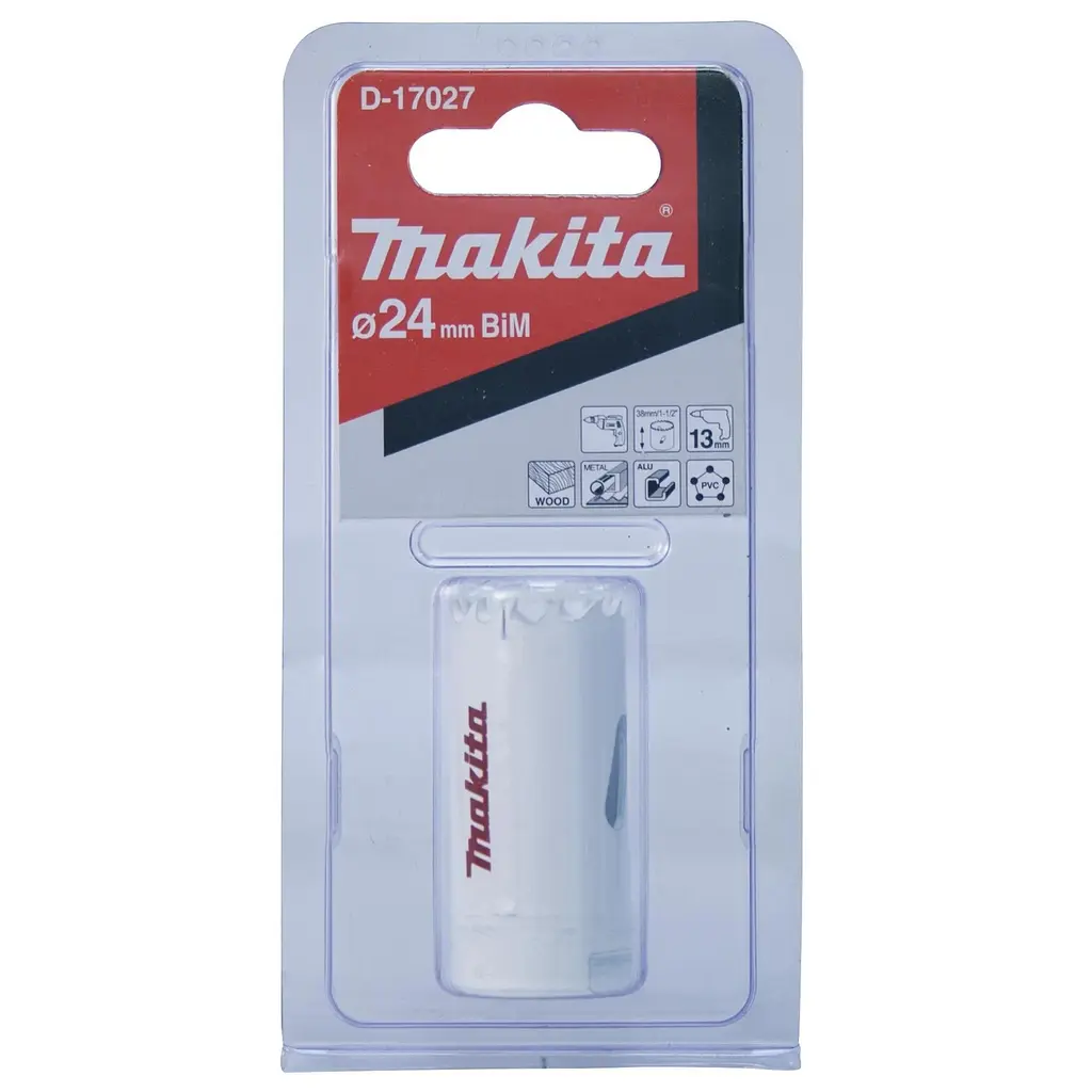 Свердло корончасте біметалеве 24 мм Makita D-17027
