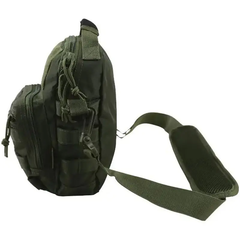 Сумка на плечо Kombat UK Hex-Stop Explorer Shoulder Bag Оливка (KB-HSESB-OLGR) - фото 4