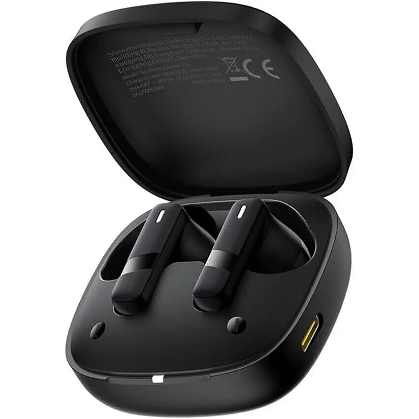 Беспроводные наушники Baseus Bowie E20 True Wireless Earphones, IPX5, BT5.3, ENC, 35mAh, 500mAh, 8h, Black A00069700113-00 - фото 2