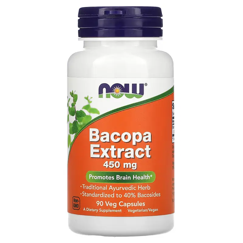 Екстракт Бакопи Bacopa Extract 450 мг - 90 вег. капсул