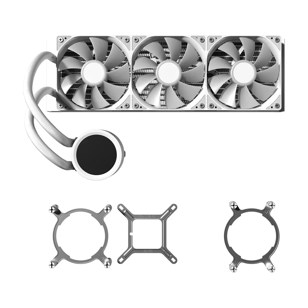 Система рідинного охолодження AeroCool Abyss L360R Digi White (ACLA-AD36117.21) - фото 4