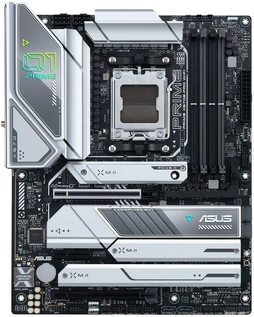 Материнська плата ASUS PRIME X670E-PRO WIFI (PRIME X670E-PRO WIFI) (Socket AM5, AMD X670, ATX) Б/в - фото 5