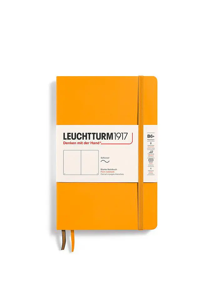 Блокнот Leuchtturm1917 Paperback (B6+) М'яка обкладинка Rising Sun Чисті аркуші (365639) - фото 6