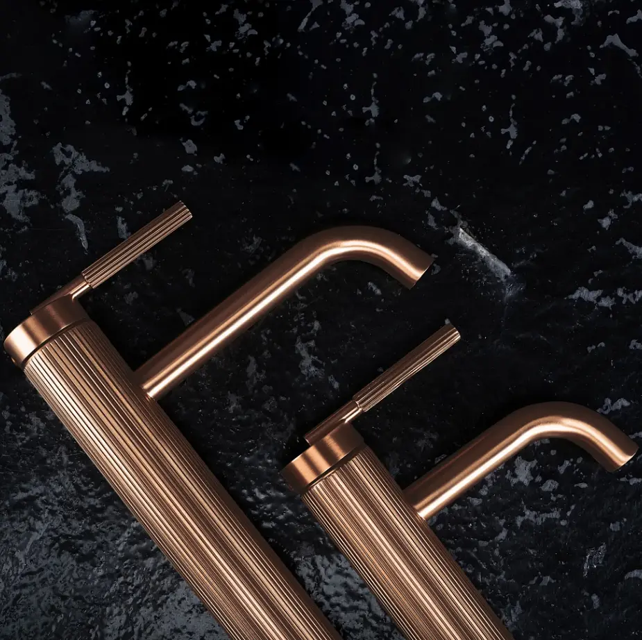Змішувач для умивальника Rea Argon високий brushed copper REA-B2090 - фото 3