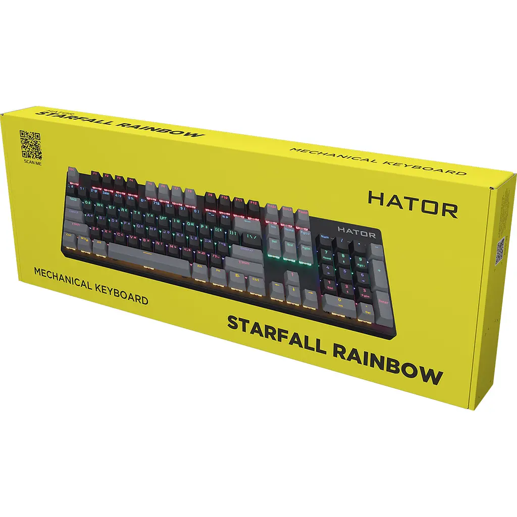 Клавиатура Hator Starfall Rainbow Origin Blue [HTK-609-BBG] [104435] - фото 6