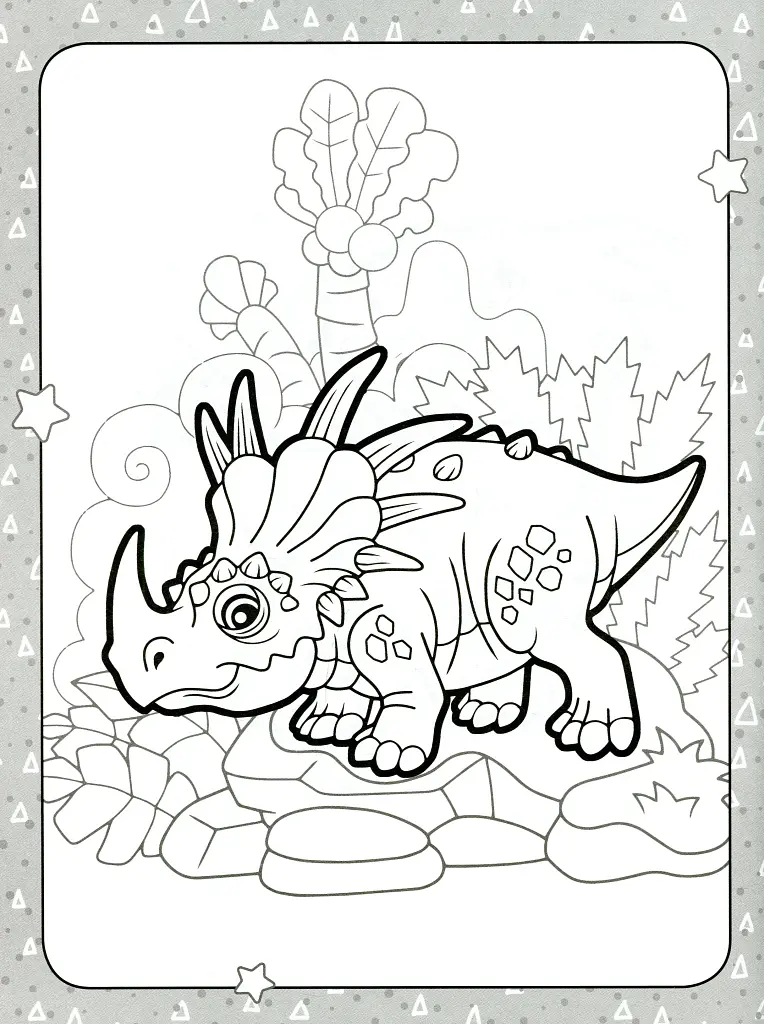 Розмальовка для найменших. Дружні динозаврики - фото 5