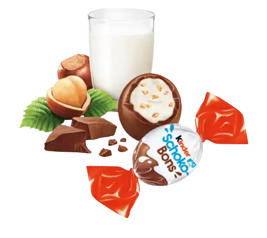Шоколадні цукерки Kinder Schoko-Bons Halloween з молочною та горіховою начинкою 225 г - фото 8