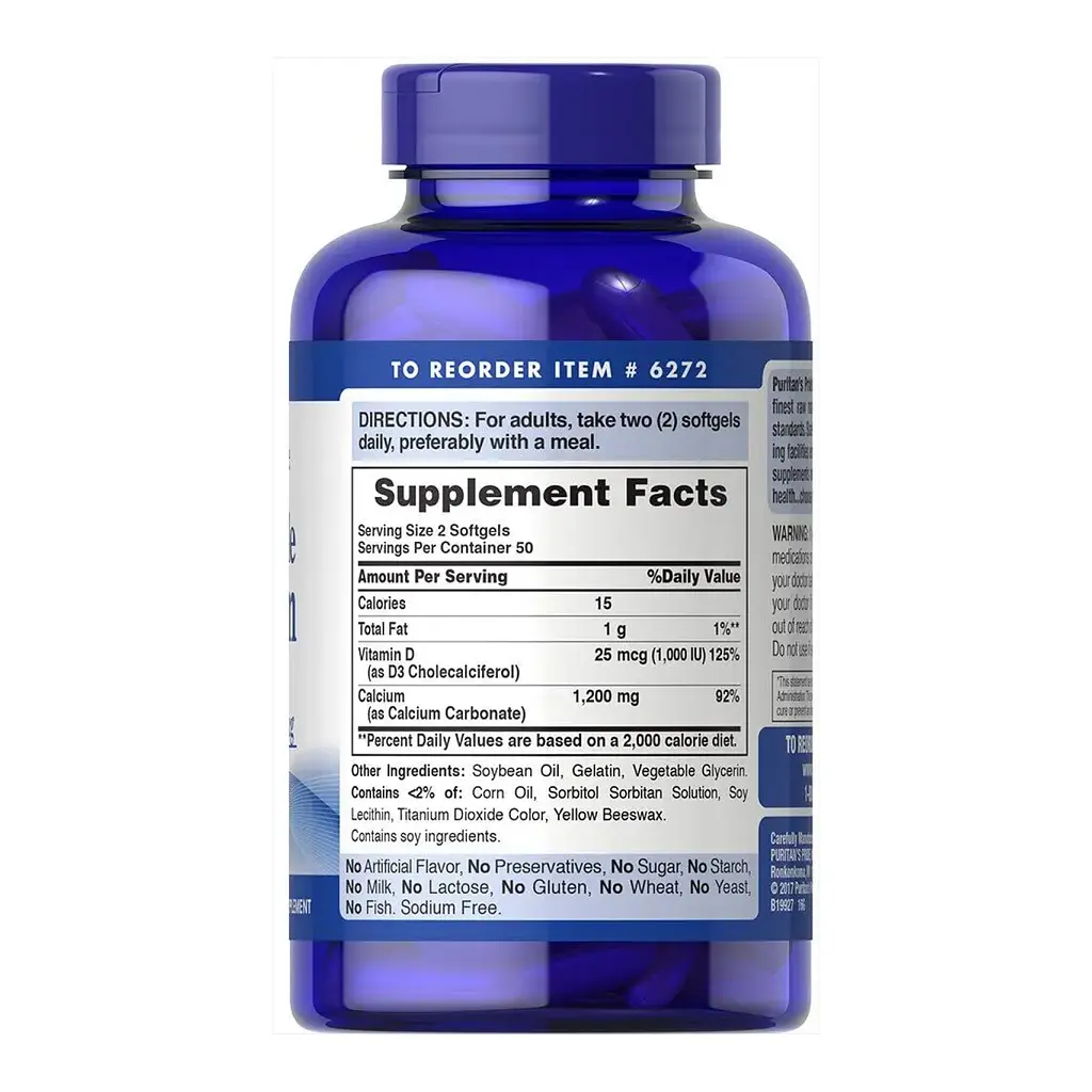 Абсорбуючий кальцій Absorbable Calcium - 100 softgels - фото 2