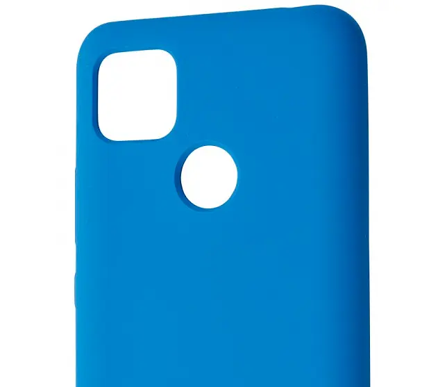 Чехол Wave Silicone Cover для Xiaomi Redmi 9C/10A [Blue] [72853] - фото 3