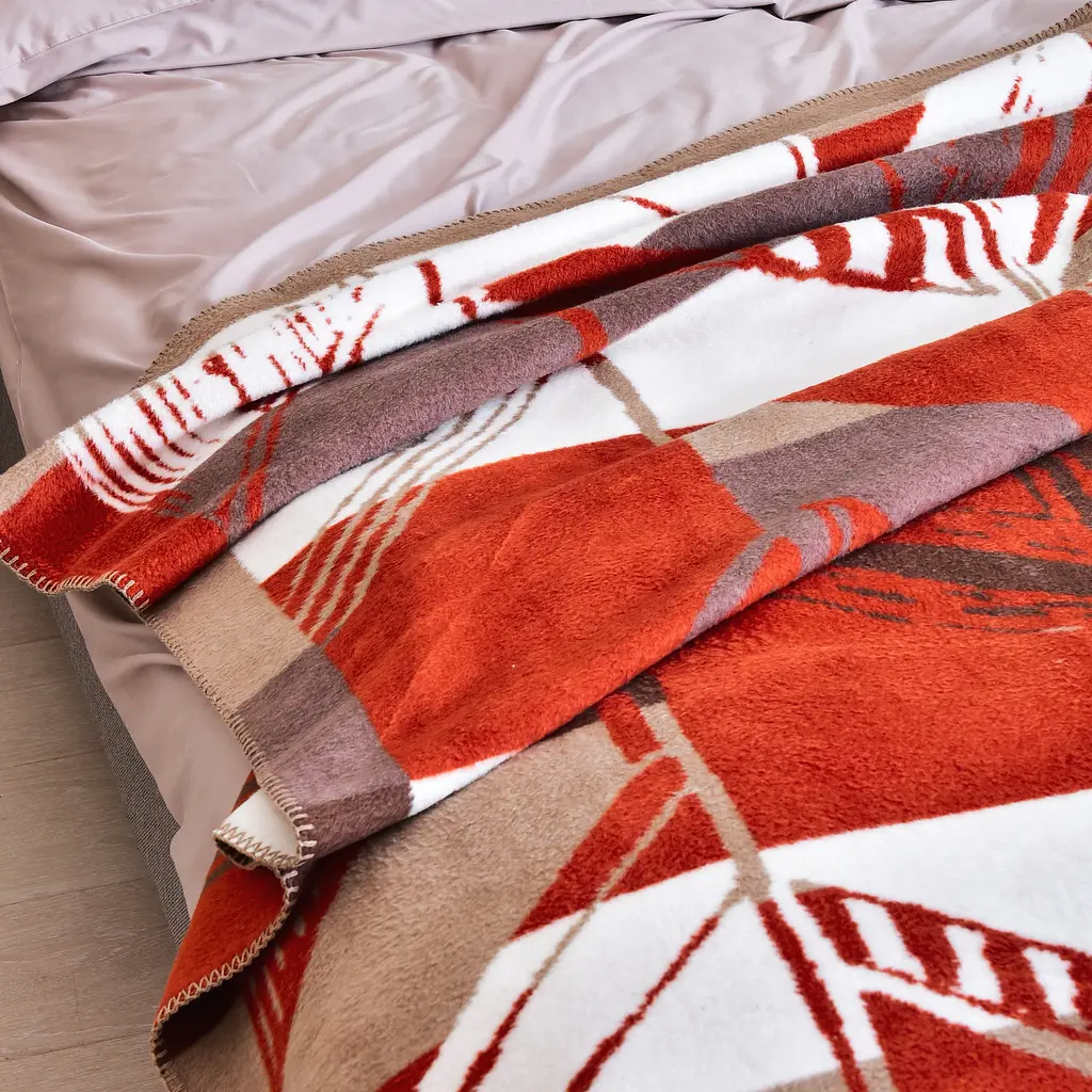 Плед-покривало Ideia Kassandra бавовняний 220х200 см помаранчевий (8000035178 помаранч) - фото 3