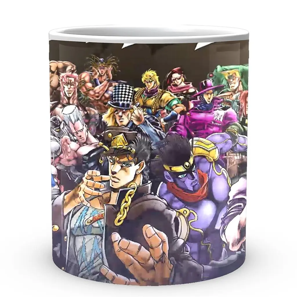 Кружка GeekLand Невероятные приключения ДжоДжо JoJo's Bizarre Adventure Герои и злодеи ДжоДжо JJ 02.580 330 мл белая - фото 2