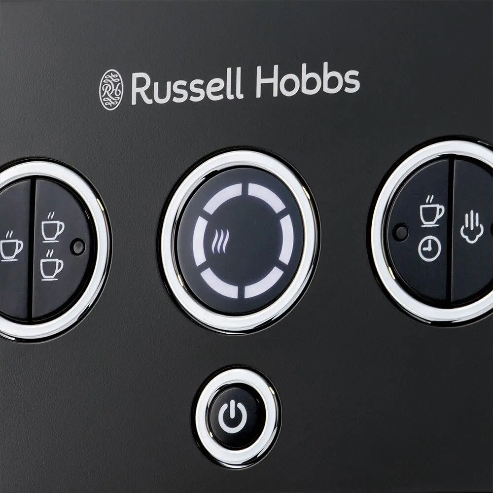 Кавоварка ріжкова Russell Hobbs Distinctions чорно-сріблястий 1.1 л (26450-56) - фото 2