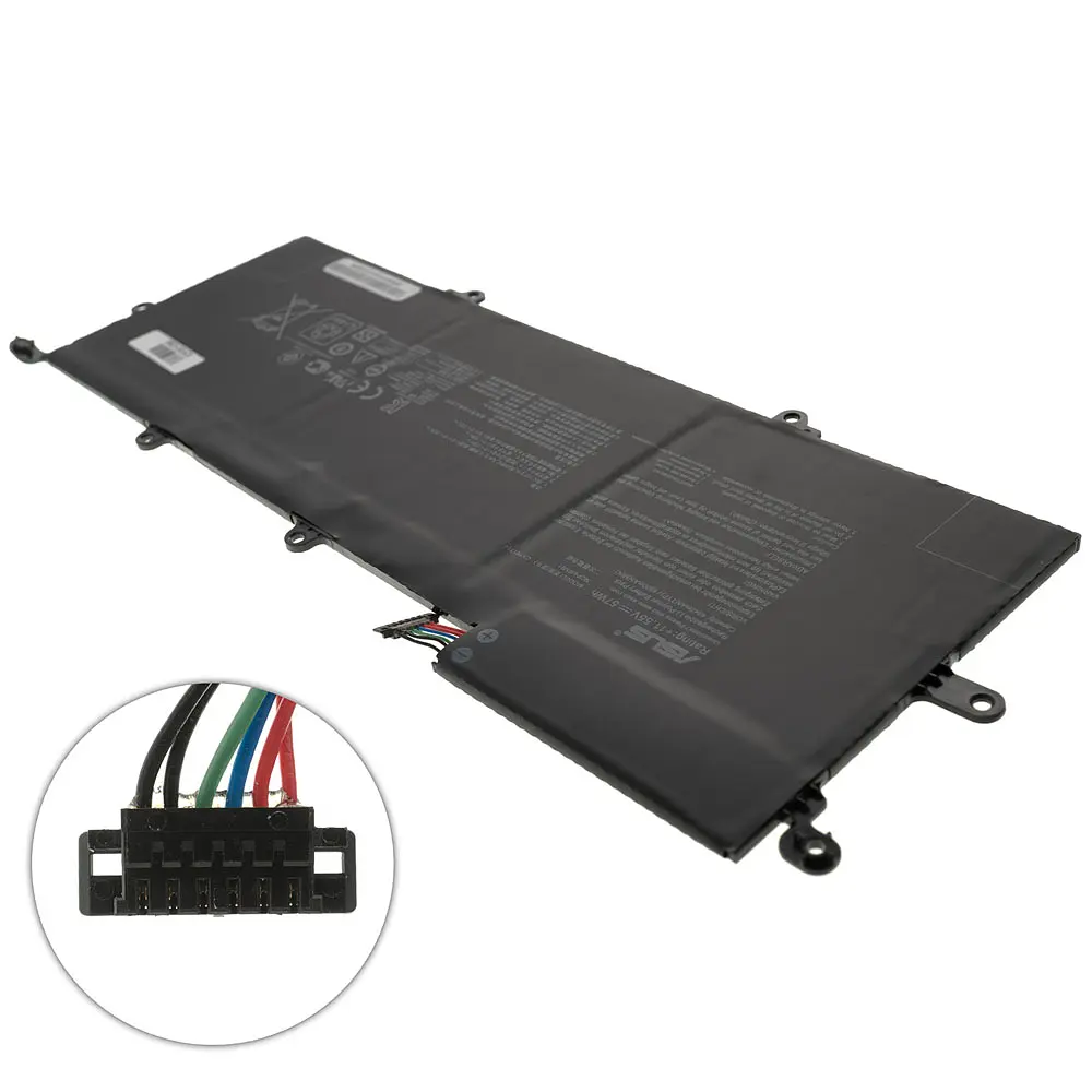Батарея для ноутбука Asus C31N1714 (ZenBook Flip UX461 series) 11.55V 4940 mAh 57Wh Black (0B200-02750000) - фото 2