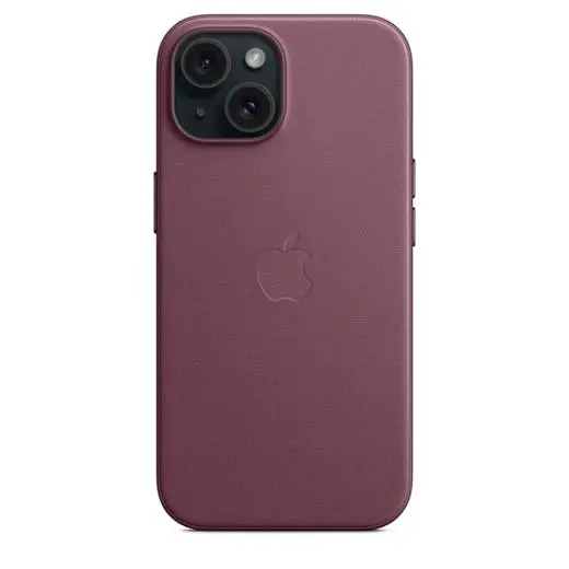 Чохол CasePro FineWoven Case with MagSafe Mulberry для iPhone 15 - фото 5