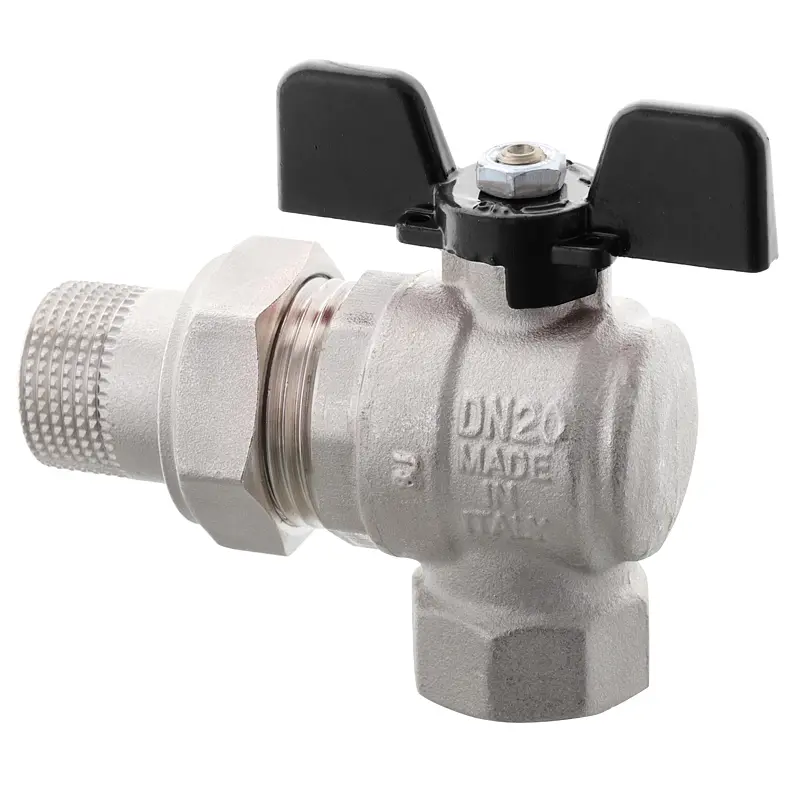 Кран з американкою Roho R106-100B - 1" кутовий RO0115 - фото 2