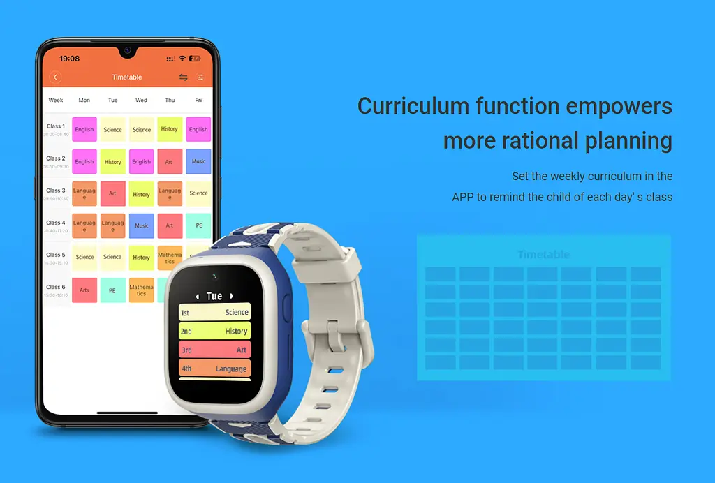 Годинник — телефон для дітей Mibro Watch Phone P5 (XPSWP003) рожевий - фото 7