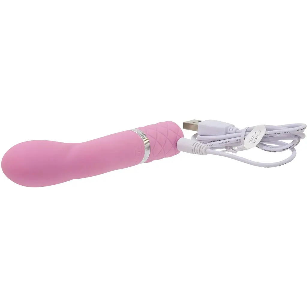 Роскошный вибратор Pillow Talk - Racy Pink с кристаллом Сваровски - фото 7