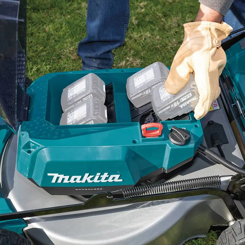 Газонокосарка акумуляторна самохідна Makita DLM462Z (46 см, 20-75 мм, 60 л, BL, LXT, без акумуляторів та зарядного пристрою) - фото 7