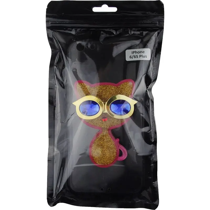Чохол-накладка Toto TPU Case Decorative Stones IPhone 6 Plus/6S Plus Cat Pink - фото 2