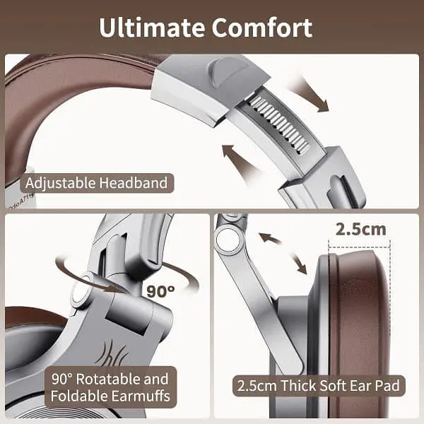 Наушники OneOdio A71 Silver Brown (A71 Silver Brown) - фото 6