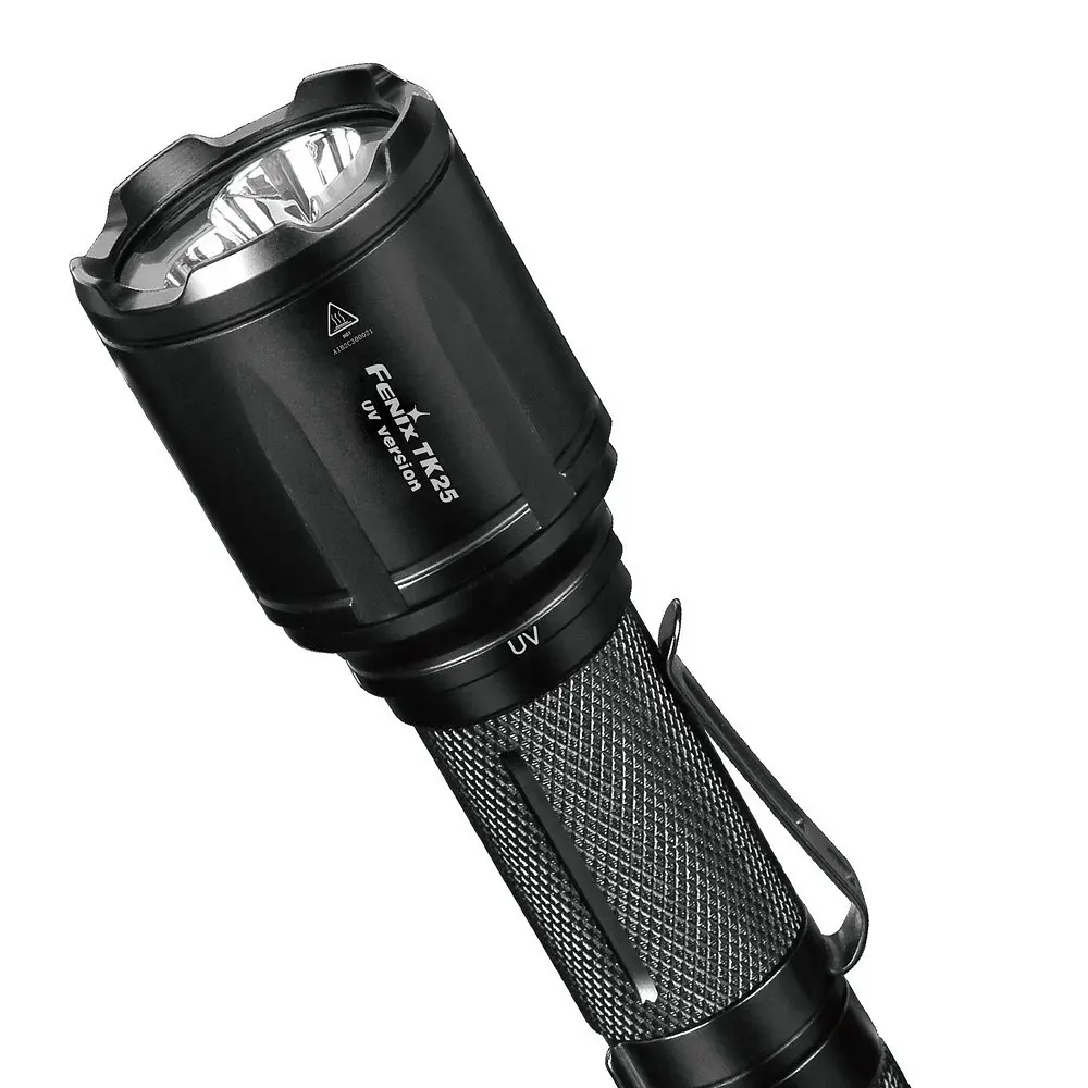 Ручний тактичний ліхтарик Fenix TK25 UV Cree XP-G2 1000лм 1x18650 (Чорний) - фото 3