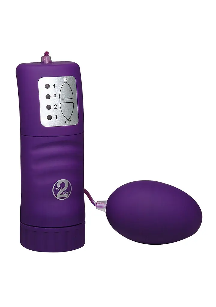 Виброяйцо You2Toys Velvet Purple Pill 5.5 см фиолетовый - фото 2