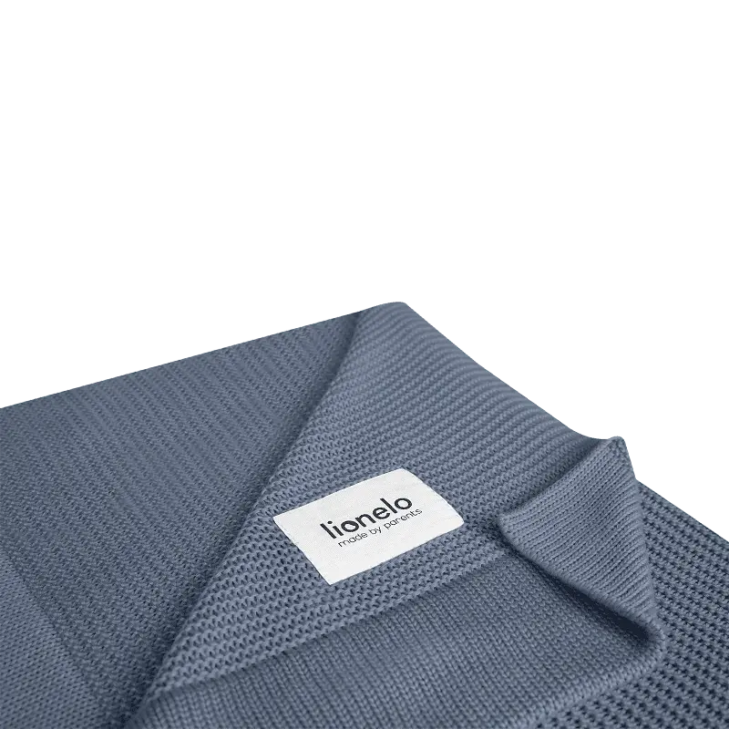 Ковдра Lionelo Bamboo Blanket Blue 100х75 см блакитна (LO-BAMBOO BLANKET BLUE) - фото 4