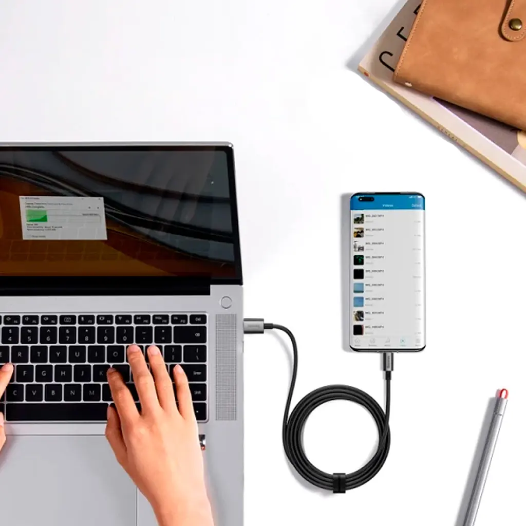 Кабель Baseus Superior Series Fast Charging USB-А to USB-С 2m Black (CATYS-A01) [106113] - фото 5