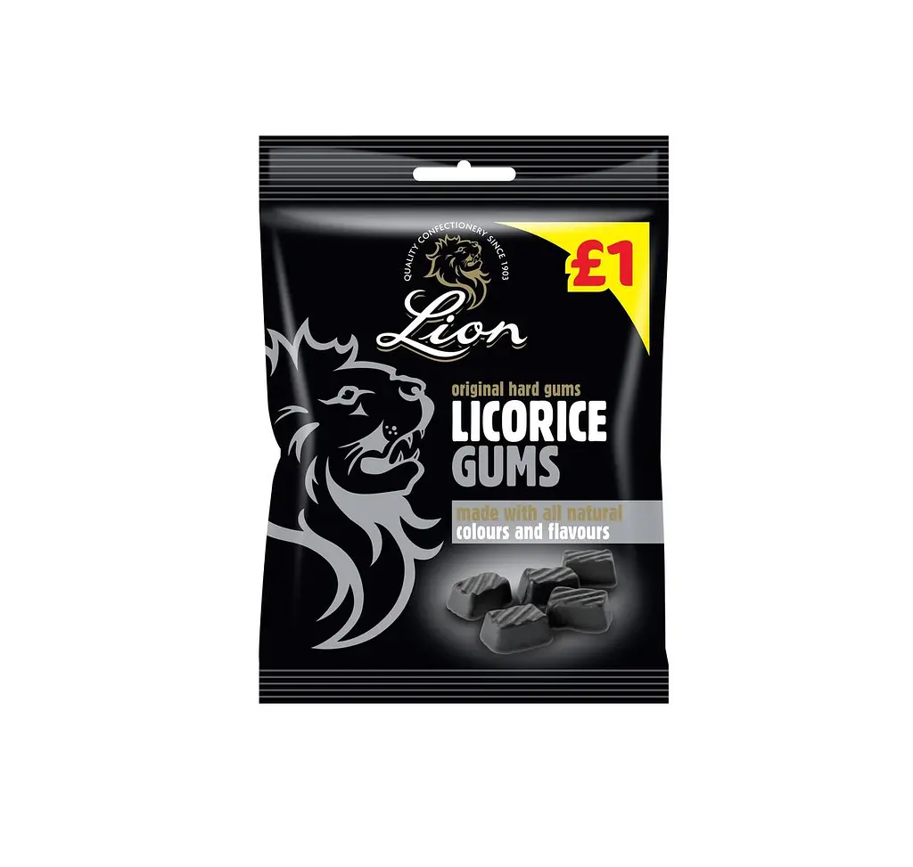Лакрична пастила Lion Liquorice Gums 150g