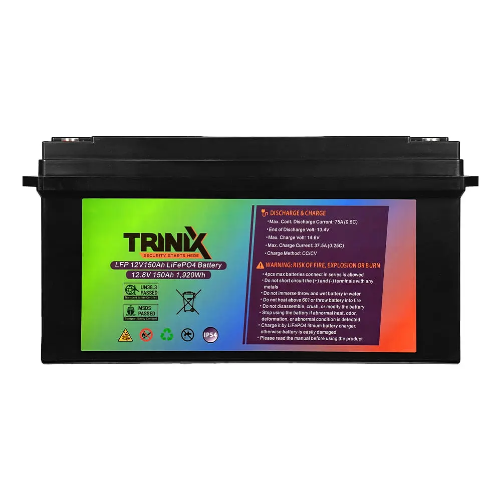 Акумуляторна батарея літій-залізо-фосфатна 12В 150А*год Trinix 12V150Ah LiFePO4 (44-00003) - фото 2
