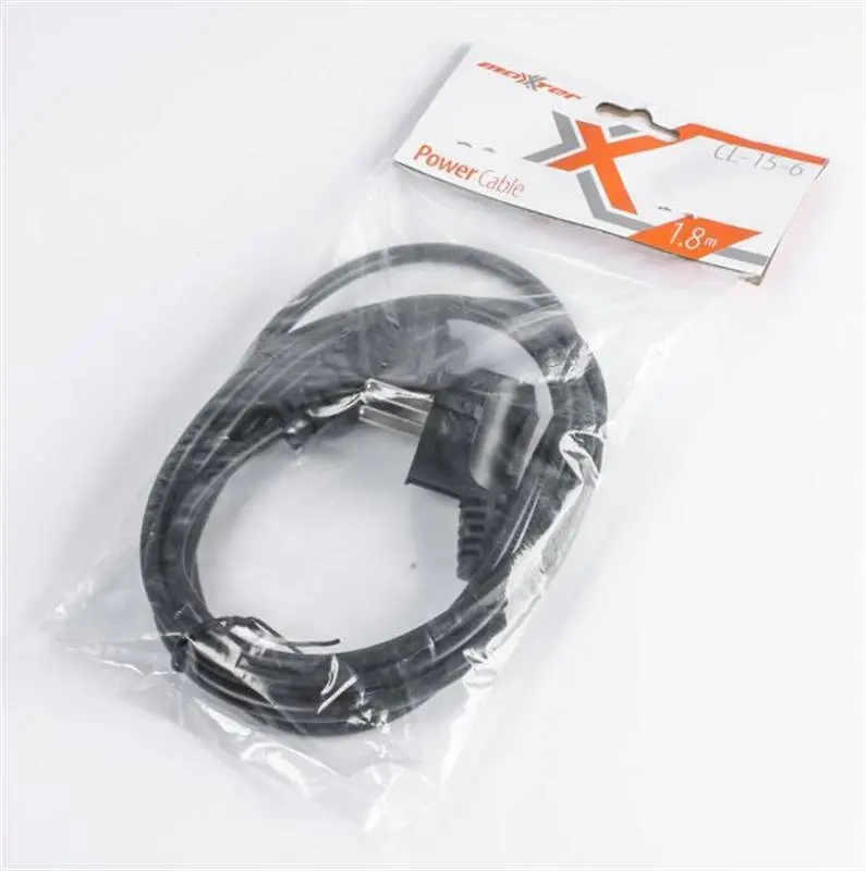 Кабель живлення Maxxter CL-15-6 CEE 7/7 - C5 1.8м - фото 2