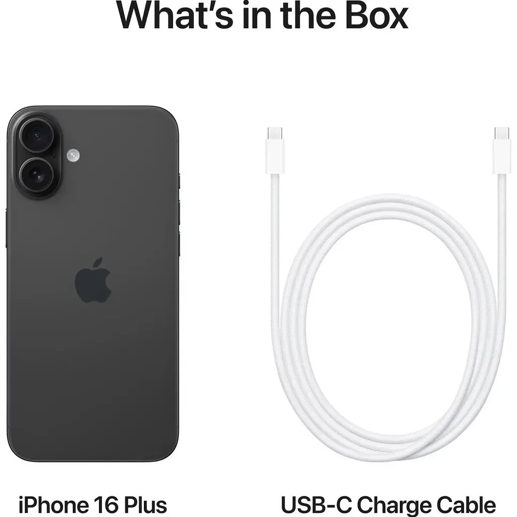 Смартфон Apple iPhone 16 Plus 128GB Black (MXVU3) [114829] - фото 8