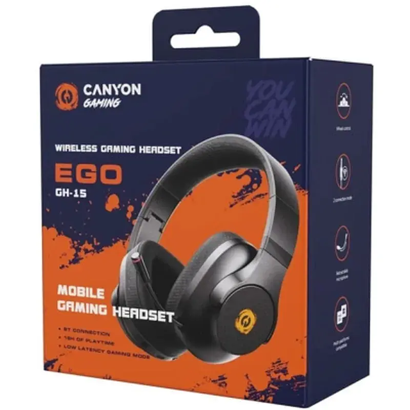 Навушники Canyon EGO GH-15 Black (CND-SGHS15B) - фото 7