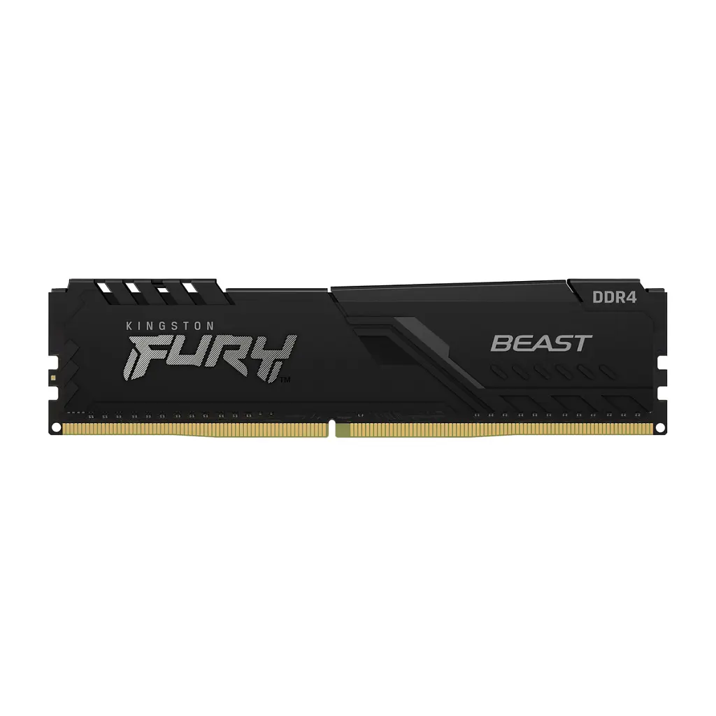 Модуль пам'яті для комп'ютера DDR4 16GB (2x8GB) 3600 MHz Fury Beast Black Kingston Fury (ex.HyperX) (KF436C17BBK2/16) - фото 3