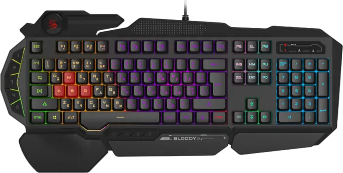 Клавіатура A4Tech Bloody B310N RGB Black (B310N BLOODY (BLACK)) - фото 4