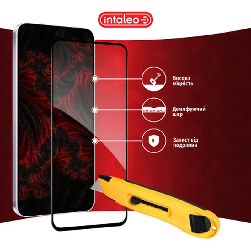 Скло захисне Intaleo Full Glue Samsung A36 Black (1283126608124) - фото 5