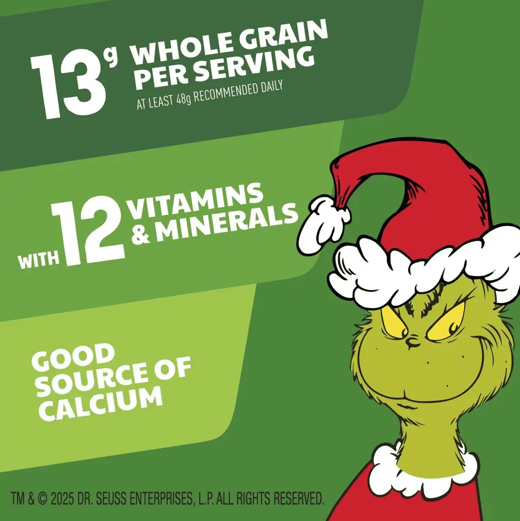 Сухий сніданок The Grinch Cereal Sweetened Vanilla Corn Puffs з маршмеллоу 447г - фото 5