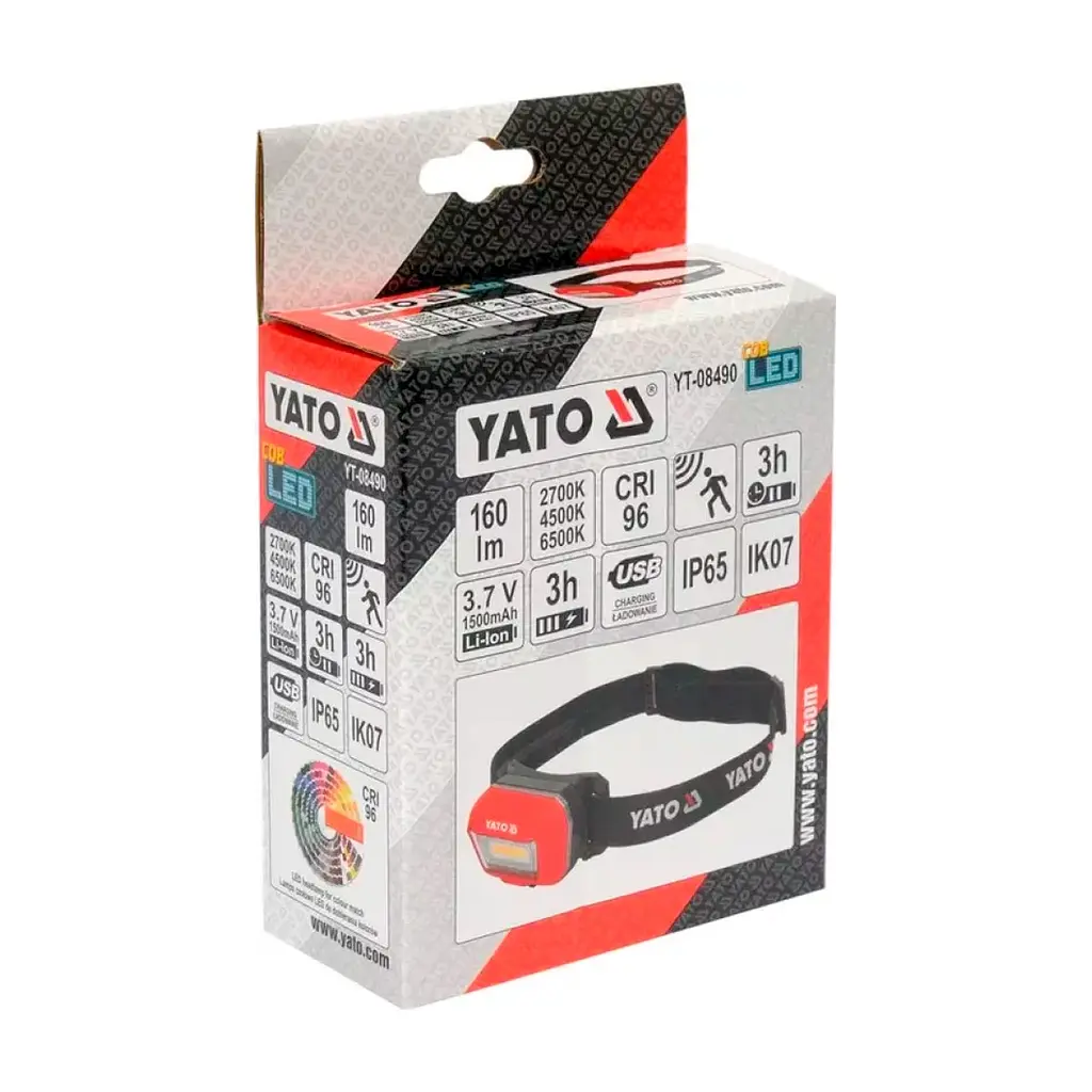 Фонарь Yato YT-08490 - фото 5