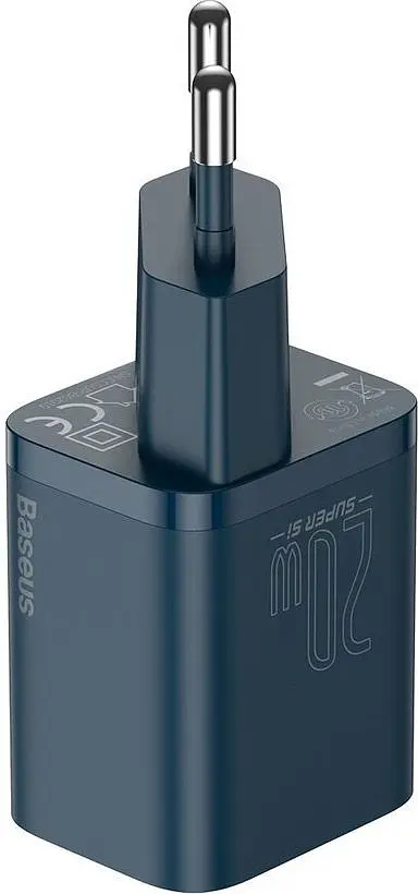 Зарядний пристрій Baseus Super Si Quick Charger 1C 20W EU Blue (CCSUP-B03) - фото 2