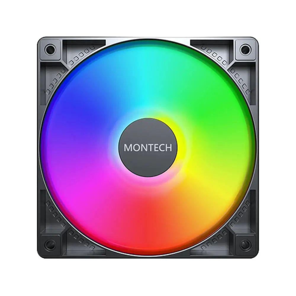 Корпусный вентилятор 120MM GF120 PWM BLACK MONTECH - фото 4