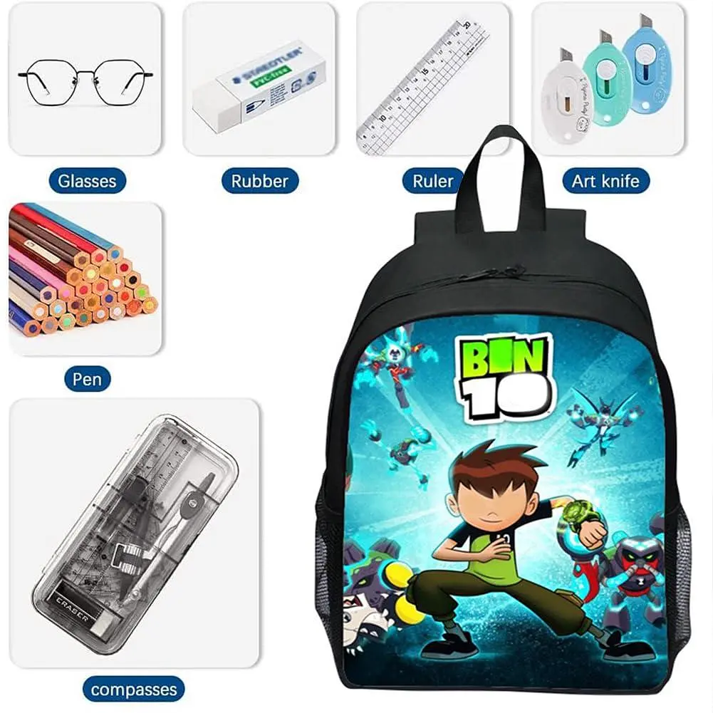 Дитячий рюкзак Бен 10 Ben 10, легкий і міцний з принтом - фото 2